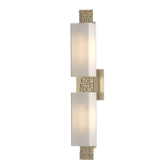 Oceanus 2 Light Sconce by Hubbardton Forge - Organic Flowing Water Design, Dimmable, UL Damp Rated