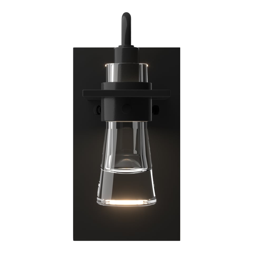 Hubbardton Forge Erlenmeyer Sconce 9.4" H Blown Glass Wall Light in Multiple Finishes