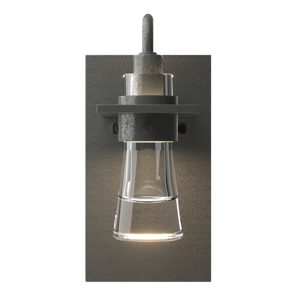 Hubbardton Forge Erlenmeyer Sconce 9.4" H Blown Glass Wall Light in Multiple Finishes