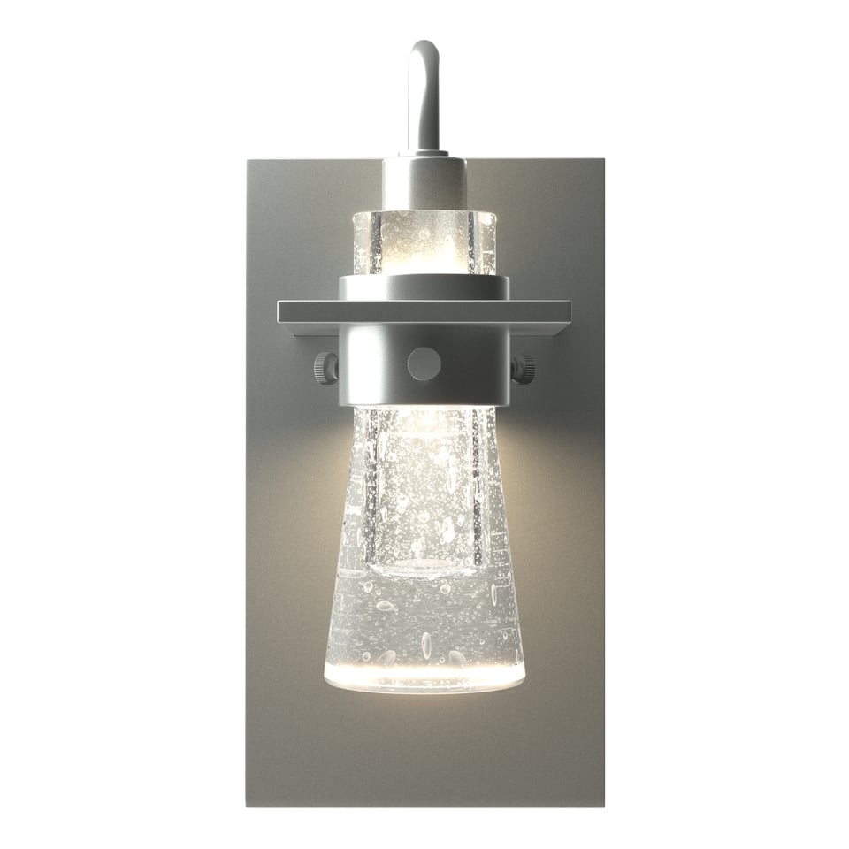 Hubbardton Forge Erlenmeyer Sconce 9.4" H Blown Glass Wall Light in Multiple Finishes