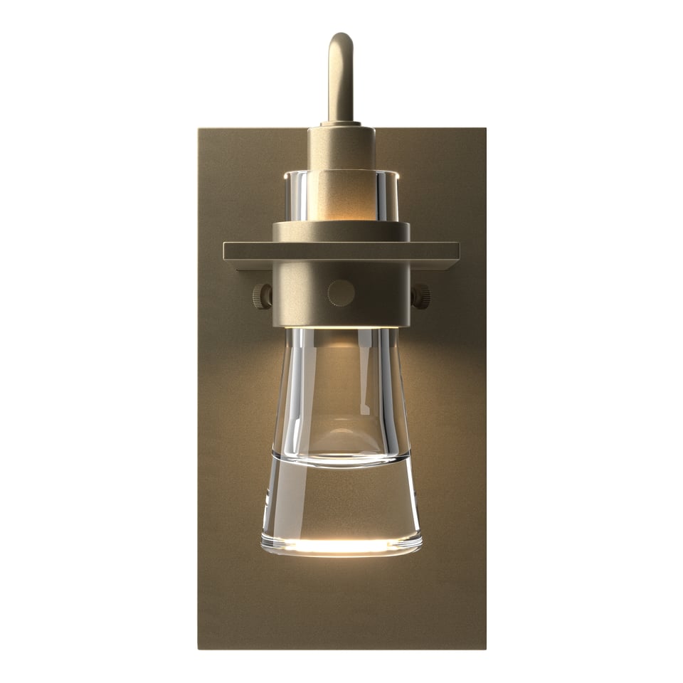 Hubbardton Forge Erlenmeyer Sconce 9.4" H Blown Glass Wall Light in Multiple Finishes