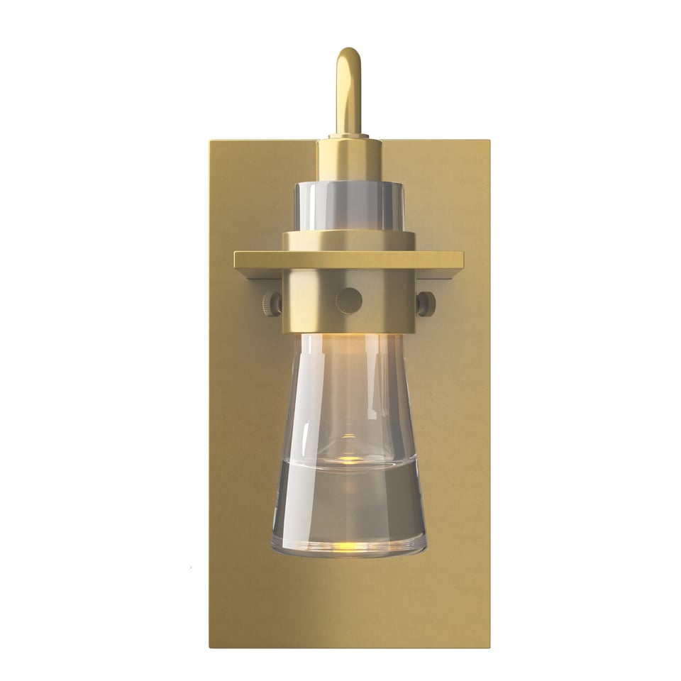 Hubbardton Forge Erlenmeyer Sconce 9.4" H Blown Glass Wall Light in Multiple Finishes