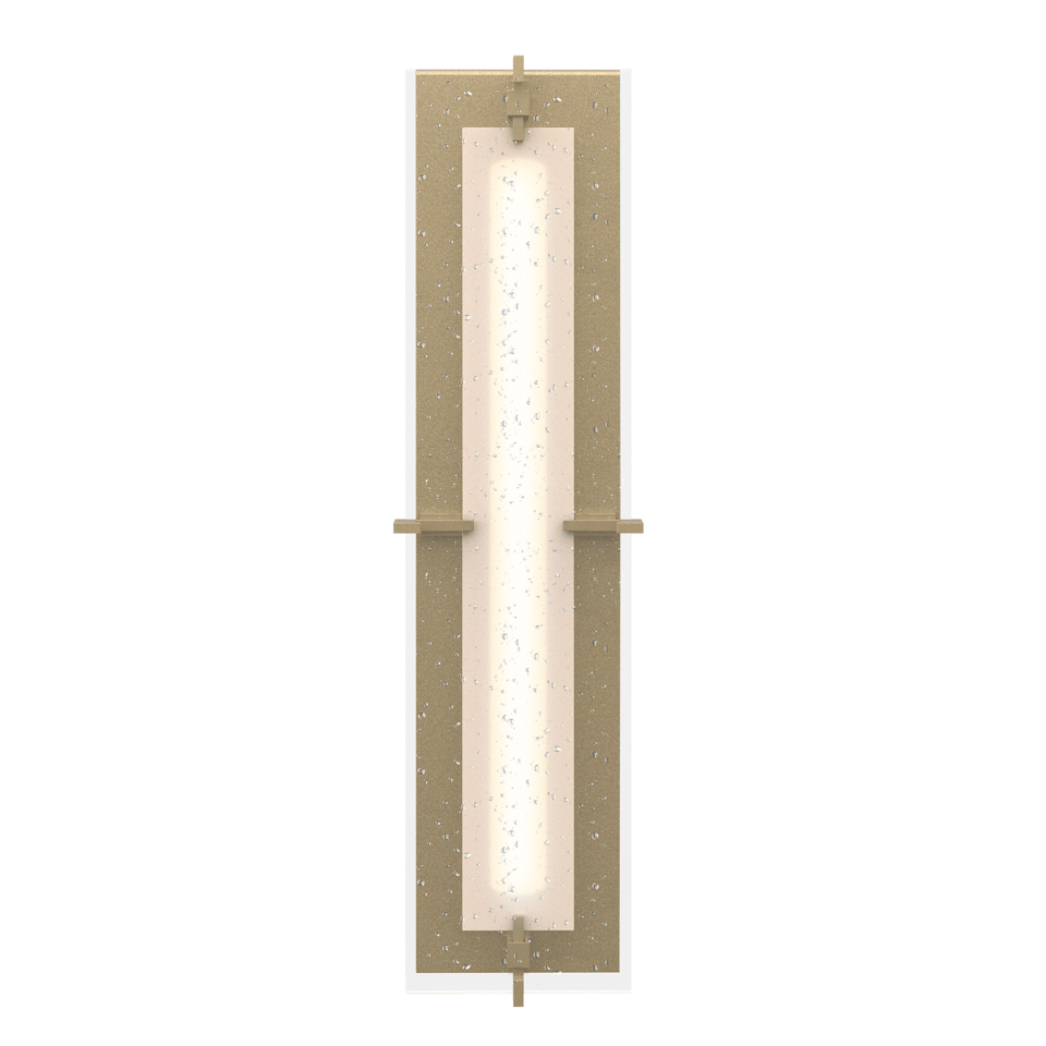 Ethos Large LED Sconce by Hubbardton Forge, 450 Lumens, Dimmable, 3000K, 6 Finishes Available