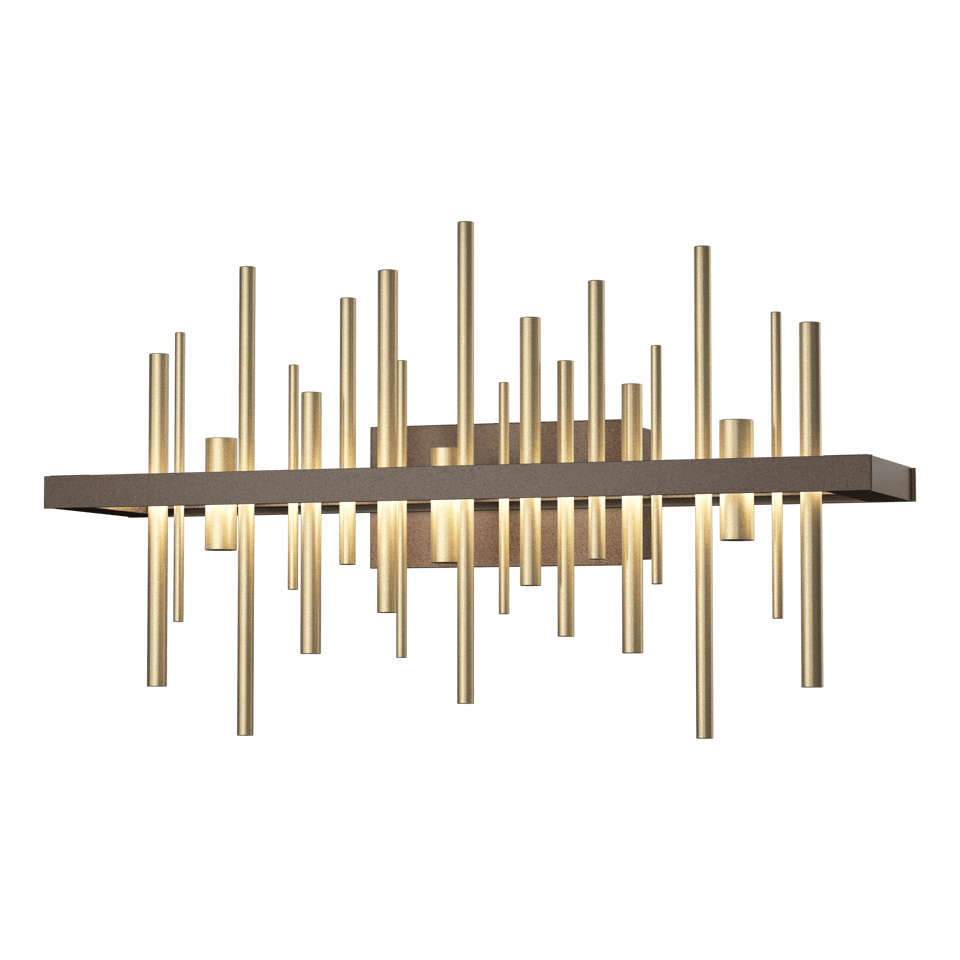 Cityscape 1-Light LED Sconce by Hubbardton Forge - Handcrafted, Dimmable, Energy Efficient, 3000K