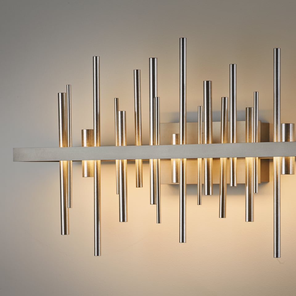 Cityscape 1-Light LED Sconce by Hubbardton Forge - Handcrafted, Dimmable, Energy Efficient, 3000K