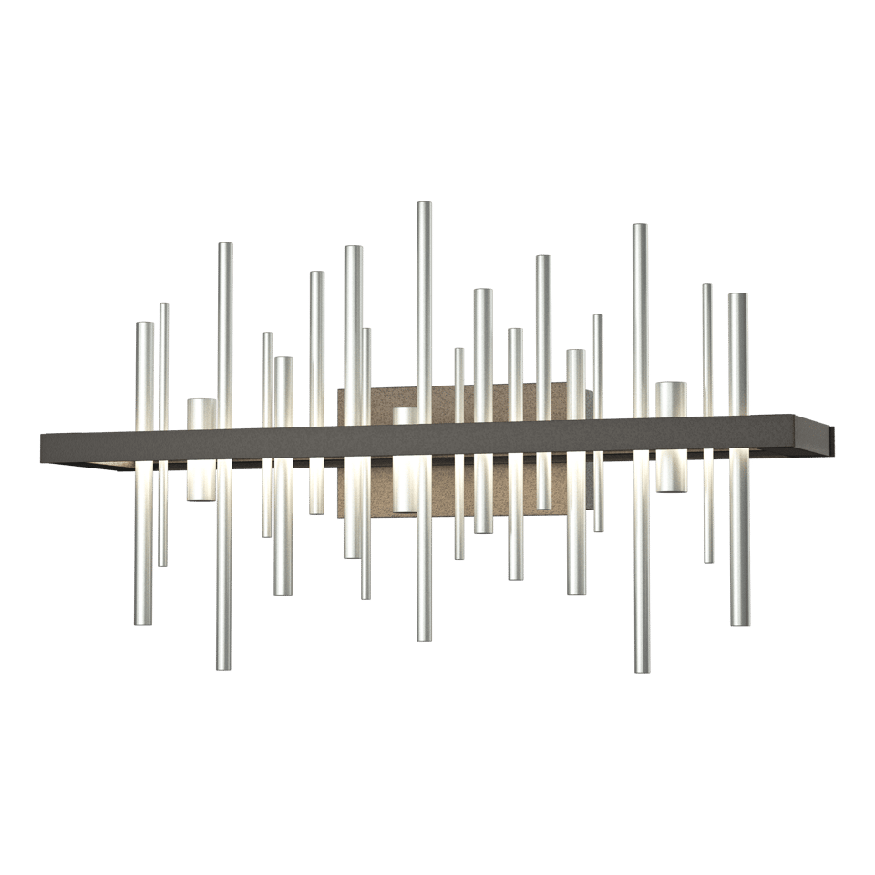 Cityscape 1-Light LED Sconce by Hubbardton Forge - Handcrafted, Dimmable, Energy Efficient, 3000K