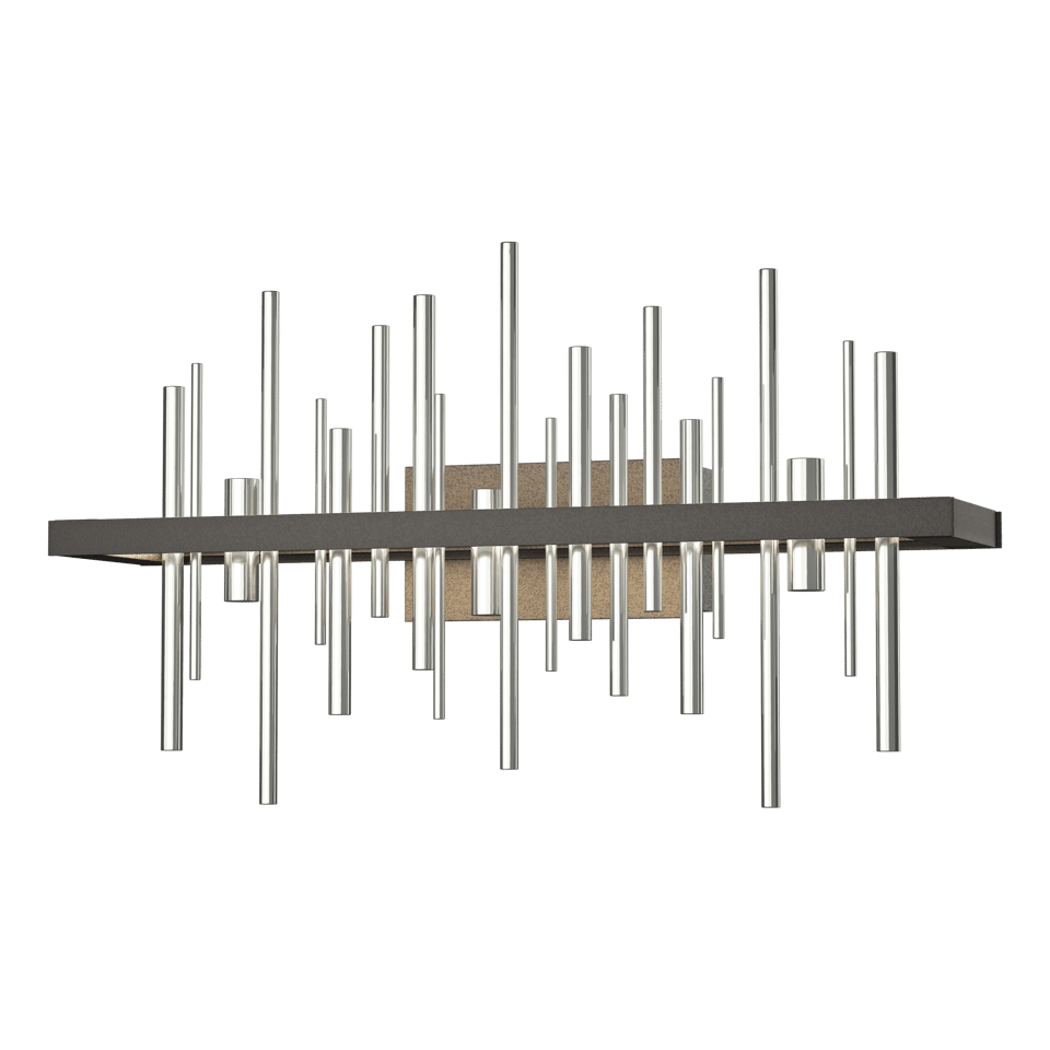 Cityscape 1-Light LED Sconce by Hubbardton Forge - Handcrafted, Dimmable, Energy Efficient, 3000K