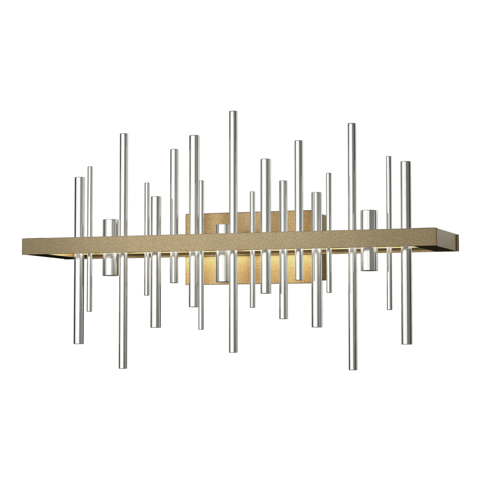 Cityscape 1-Light LED Sconce by Hubbardton Forge - Handcrafted, Dimmable, Energy Efficient, 3000K