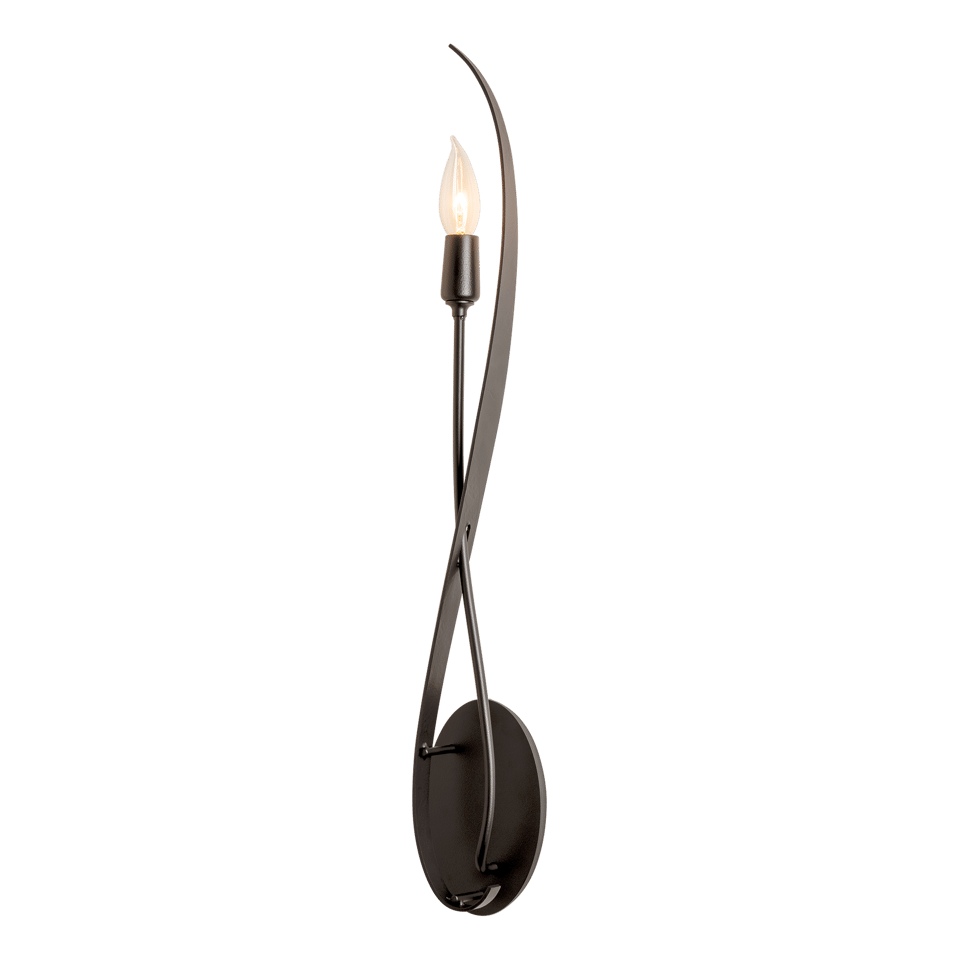 Hubbardton Forge Willow Sconce 26.4" Height Contemporary Design Dimmable E12 Candelabra Base