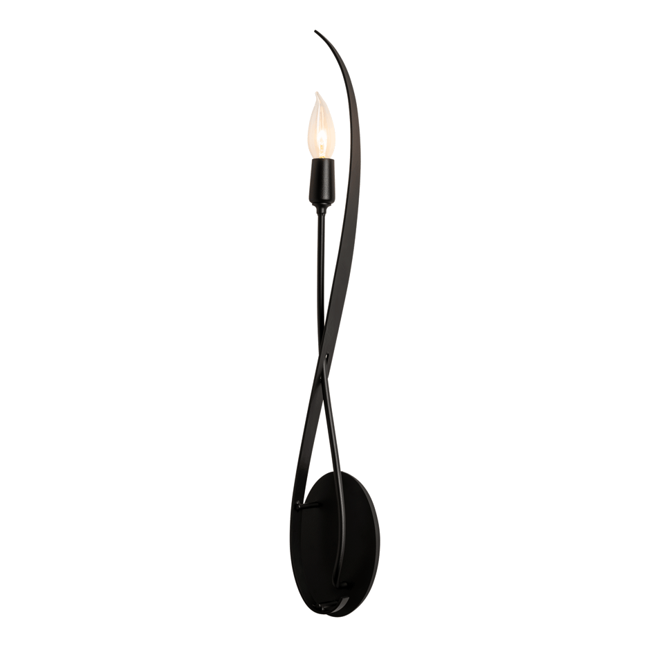 Hubbardton Forge Willow Sconce 26.4" Height Contemporary Design Dimmable E12 Candelabra Base