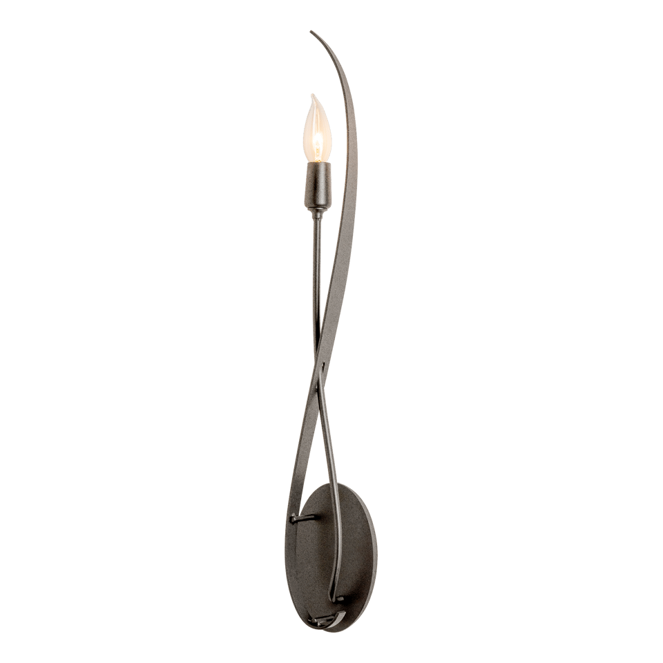 Hubbardton Forge Willow Sconce 26.4" Height Contemporary Design Dimmable E12 Candelabra Base