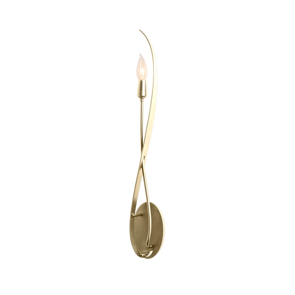 Hubbardton Forge Willow Sconce 26.4" Height Contemporary Design Dimmable E12 Candelabra Base