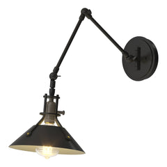 Hubbardton Forge Henry Sconce 15.1"H x 9.2"W Modern Brass Industrial Handcrafted Lighting