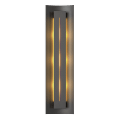 Gallery Sconce 217635 by Hubbardton Forge - Customizable Design, Dimmable, UL Damp Rated, 3 Bulb Fixture