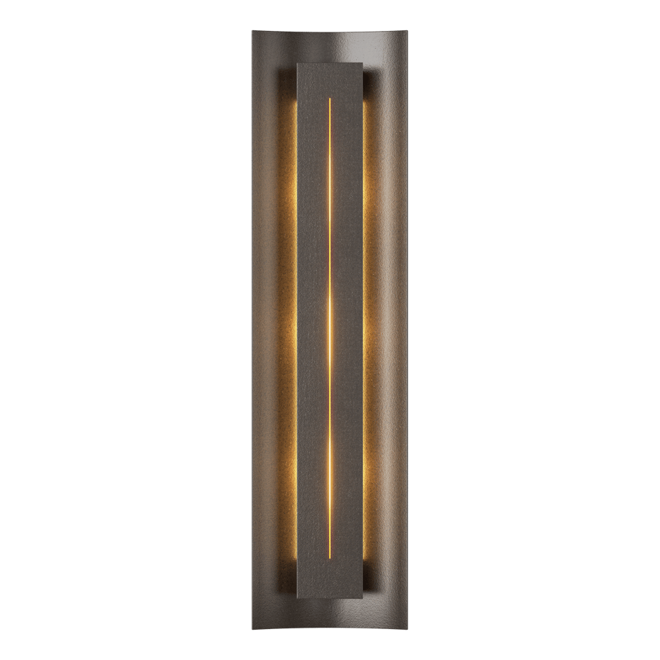 Gallery Sconce 217635 by Hubbardton Forge - Customizable Design, Dimmable, UL Damp Rated, 3 Bulb Fixture