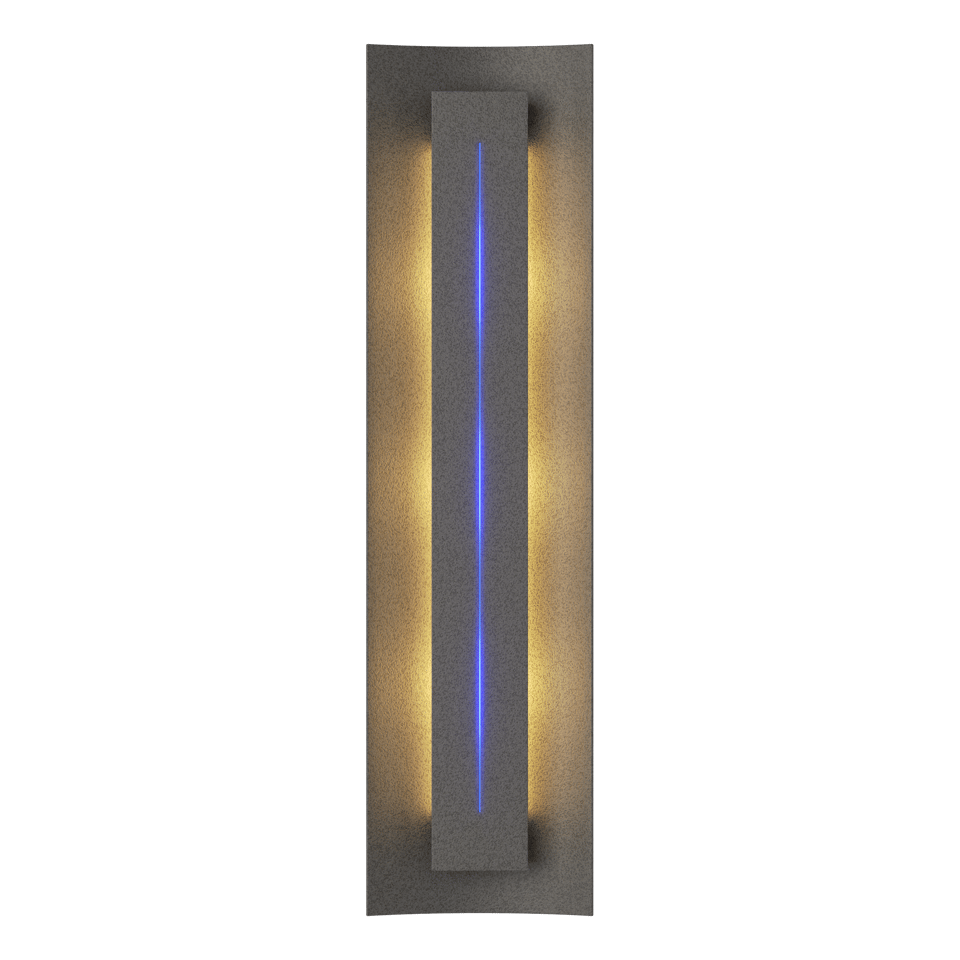 Gallery Sconce 217635 by Hubbardton Forge - Customizable Design, Dimmable, UL Damp Rated, 3 Bulb Fixture