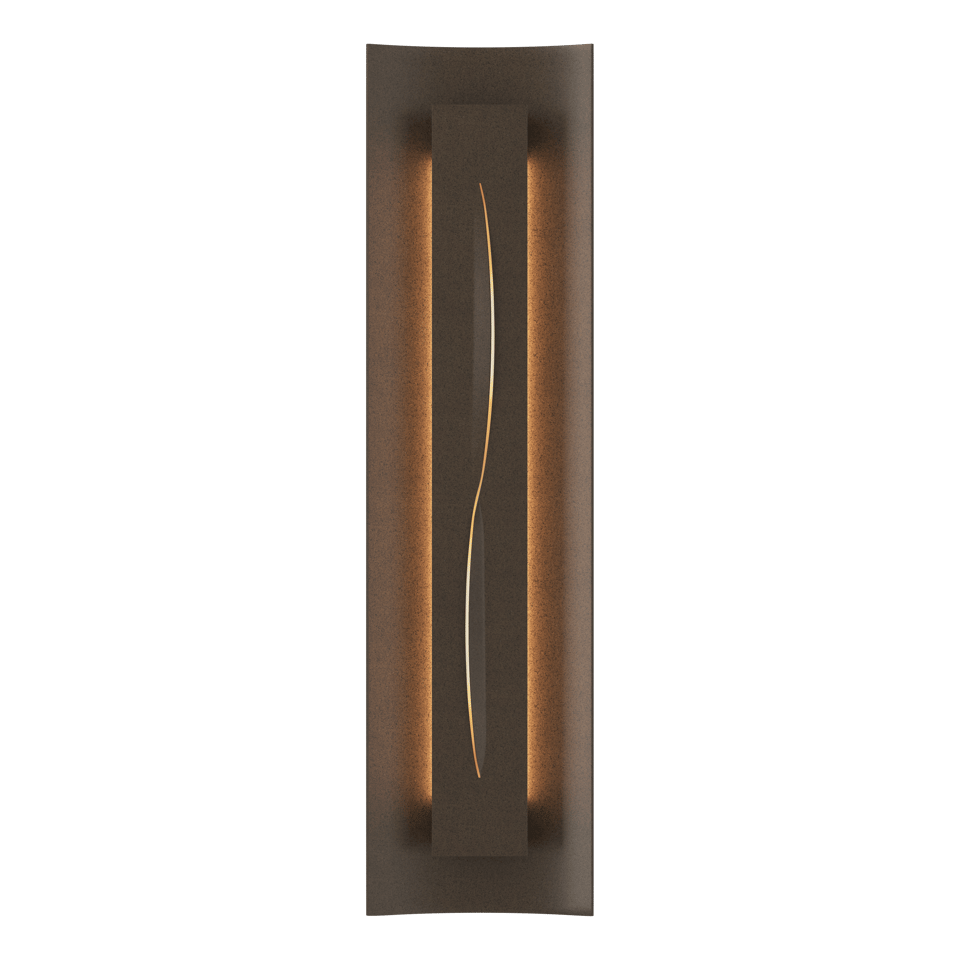 Gallery Sconce by Hubbardton Forge - Hand-Forged Design with 3 Lights, Customizable Finishes, UL Damp Rated