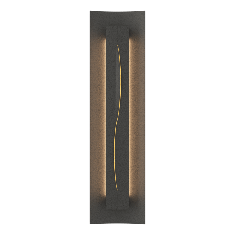 Gallery Sconce by Hubbardton Forge - Hand-Forged Design with 3 Lights, Customizable Finishes, UL Damp Rated