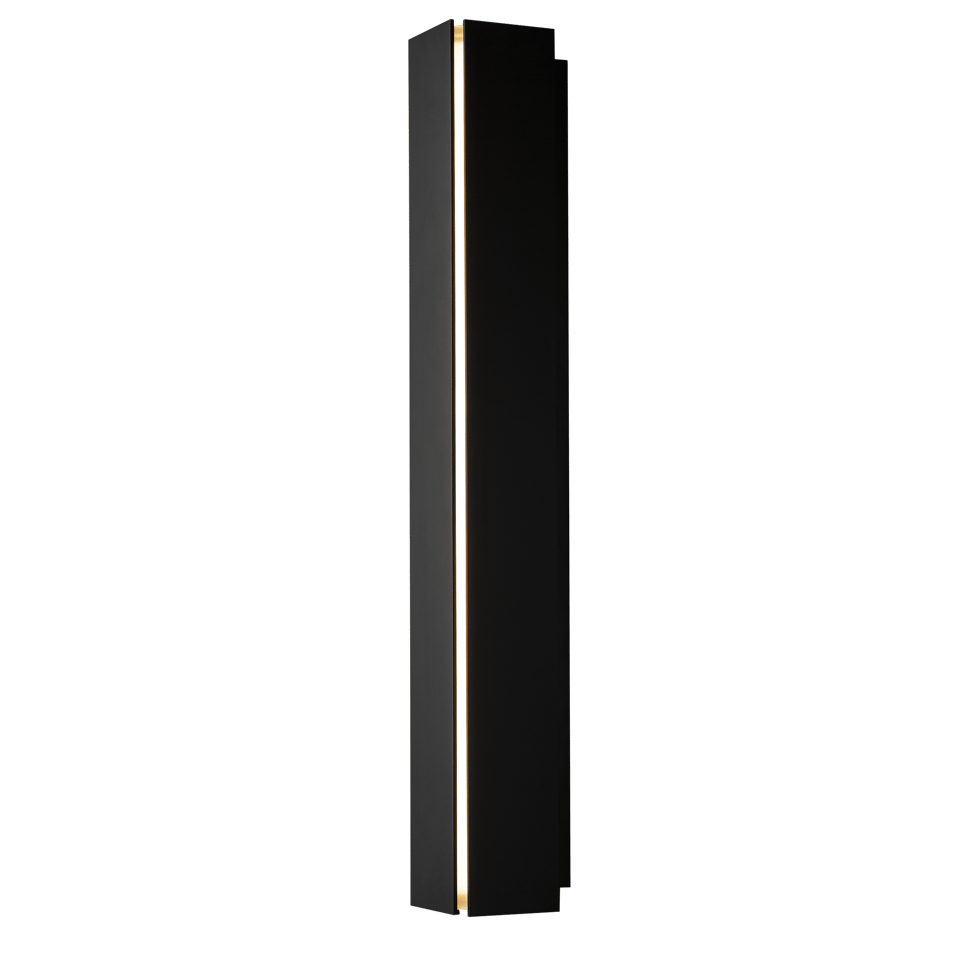 Gallery LED Sconce by Hubbardton Forge, 20W, 600 Lumens, Customizable Finishes, Damp Rated, Ivory Art Shade