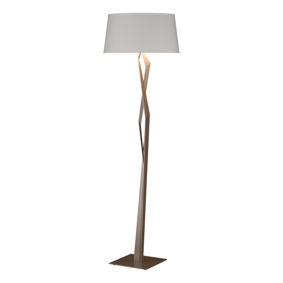 Hubbardton Forge Facet Floor Lamp 65.9" Height Dimmable with Versatile Finish Options