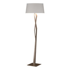 Hubbardton Forge Facet Floor Lamp 65.9" Height Dimmable with Versatile Finish Options