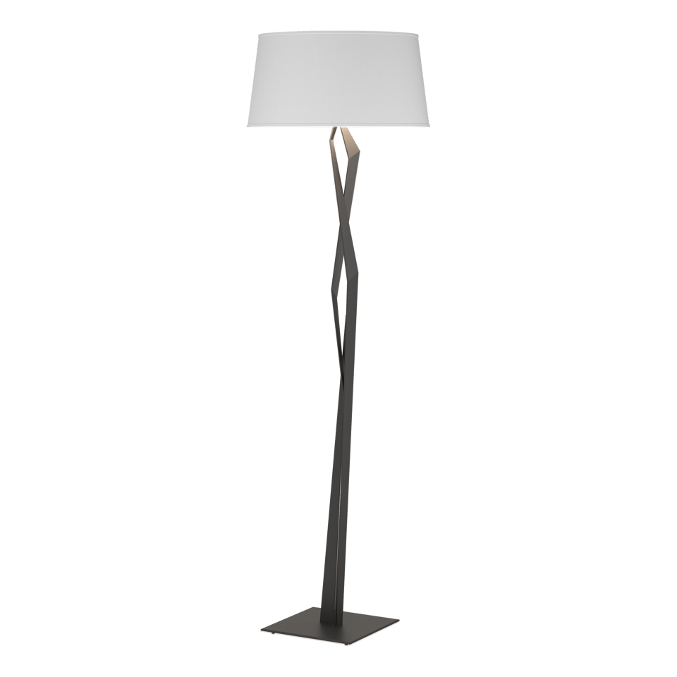 Hubbardton Forge Facet Floor Lamp 65.9" Height Dimmable with Versatile Finish Options