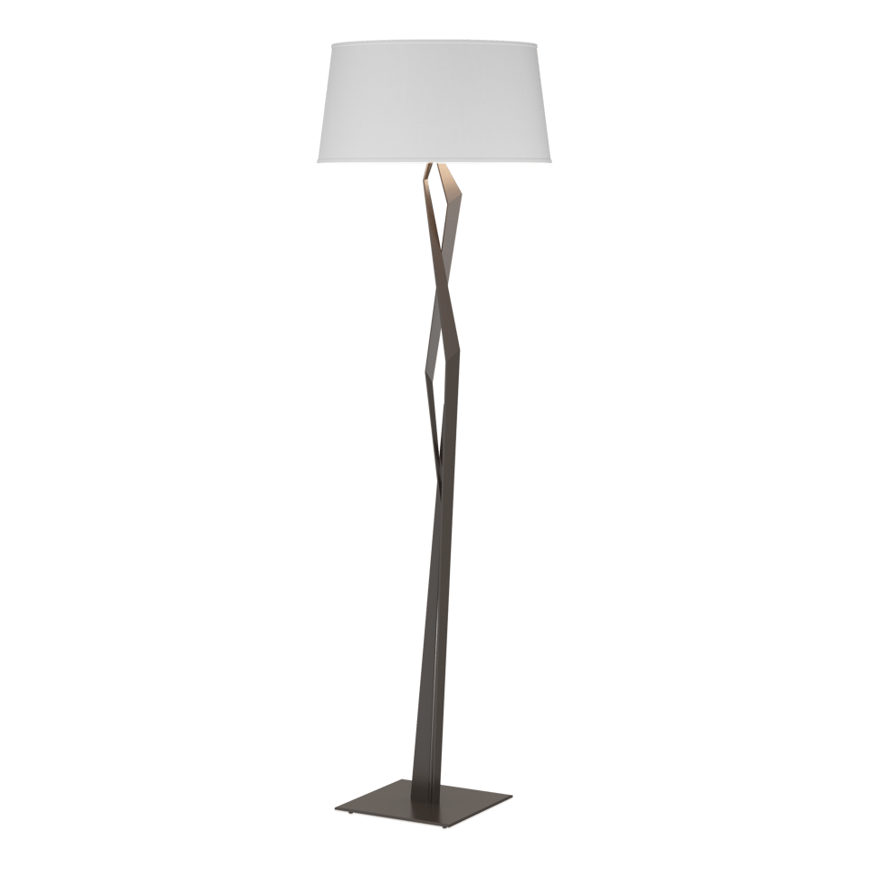 Hubbardton Forge Facet Floor Lamp 65.9" Height Dimmable with Versatile Finish Options