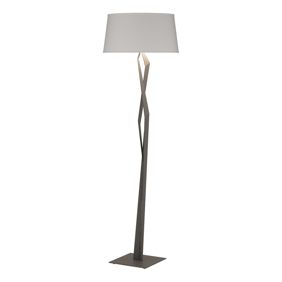 Hubbardton Forge Facet Floor Lamp 65.9" Height Dimmable with Versatile Finish Options