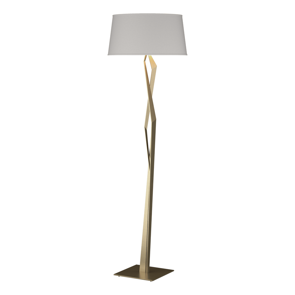 Hubbardton Forge Facet Floor Lamp 65.9" Height Dimmable with Versatile Finish Options