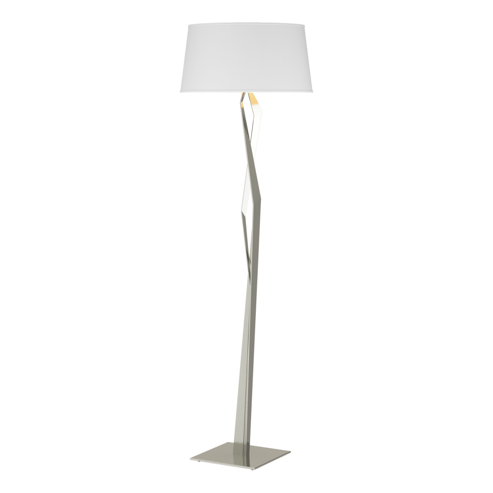 Hubbardton Forge Facet Floor Lamp 65.9" Height Dimmable with Versatile Finish Options