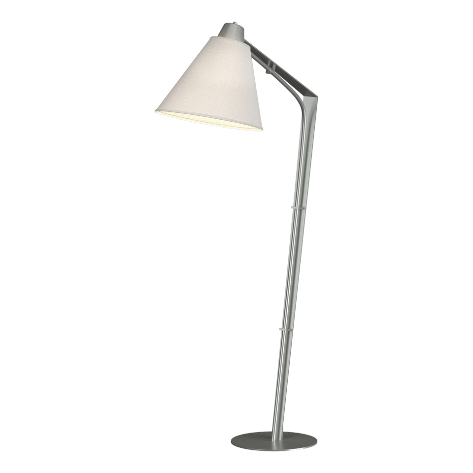 Hubbardton Forge Reach Floor Lamp 232860 with Dimmable Functionality & Versatile Design in Flax Shade