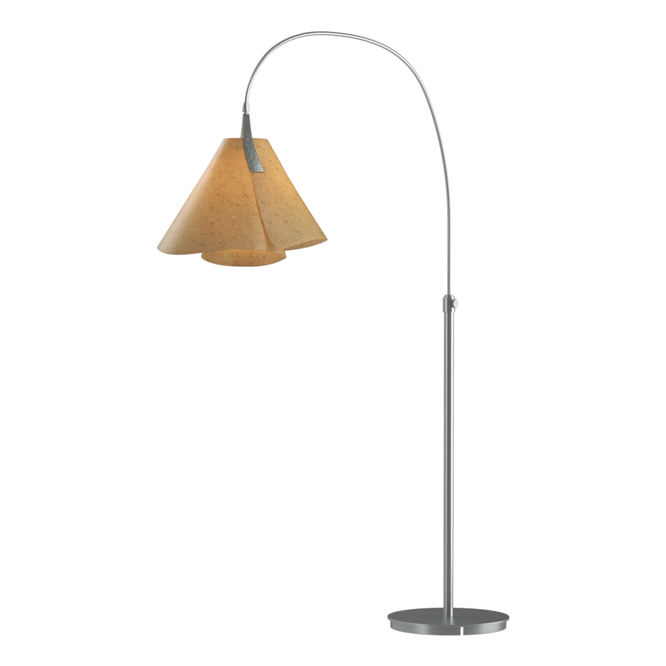 Mobius Arc Floor Lamp 66.3" Tall by Hubbardton Forge - Dimmable, Handcrafted Art in Elegant Finishes