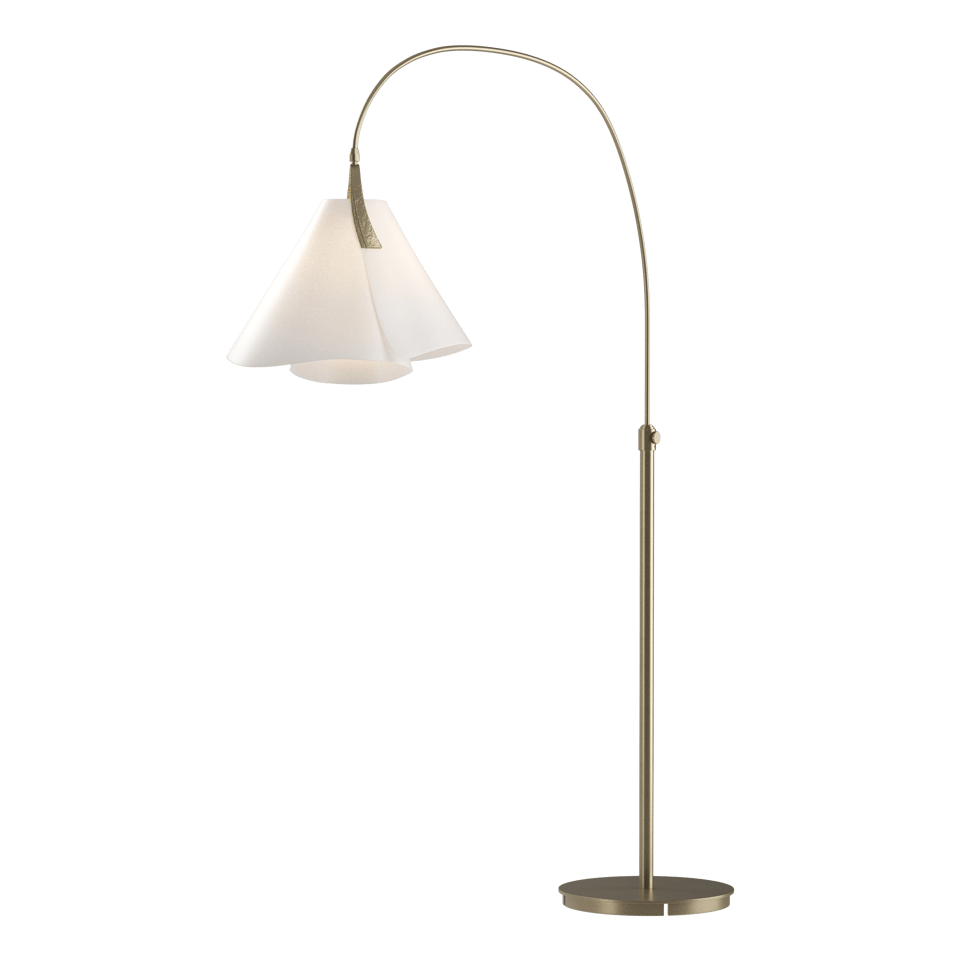 Mobius Arc Floor Lamp 66.3" Tall by Hubbardton Forge - Dimmable, Handcrafted Art in Elegant Finishes