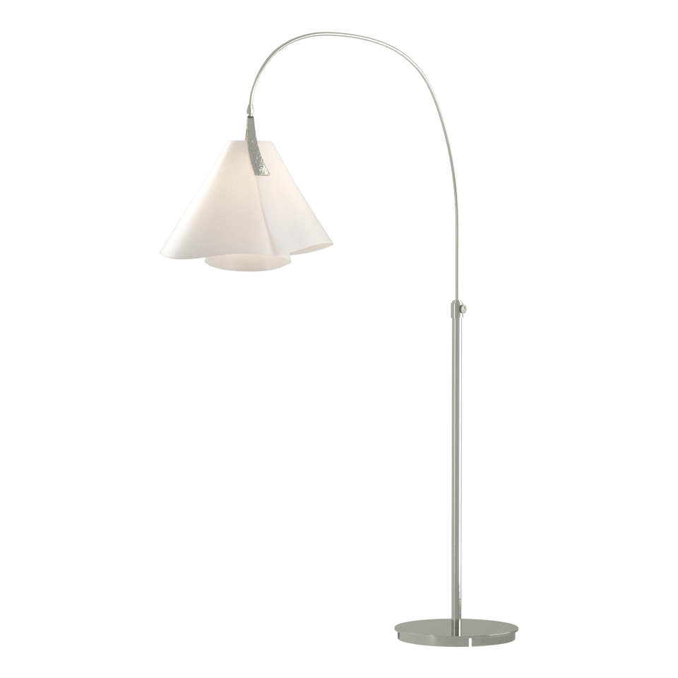 Mobius Arc Floor Lamp 66.3" Tall by Hubbardton Forge - Dimmable, Handcrafted Art in Elegant Finishes