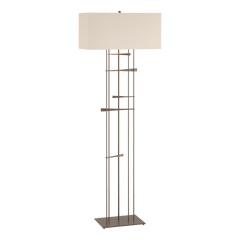 Hubbardton Forge Cavaletti Steel Floor Lamp With Dimmable Lighting - Unique Interlocked Design 100W