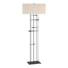 Hubbardton Forge Cavaletti Steel Floor Lamp With Dimmable Lighting - Unique Interlocked Design 100W