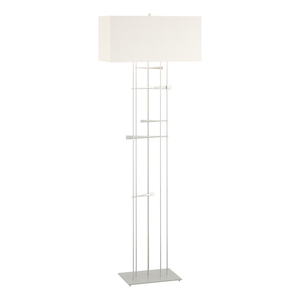 Hubbardton Forge Cavaletti Steel Floor Lamp With Dimmable Lighting - Unique Interlocked Design 100W