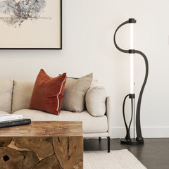 Hubbardton Forge Pulse Floor Lamp | Dimmable LED Lighting, Energy Efficient, Modern Design