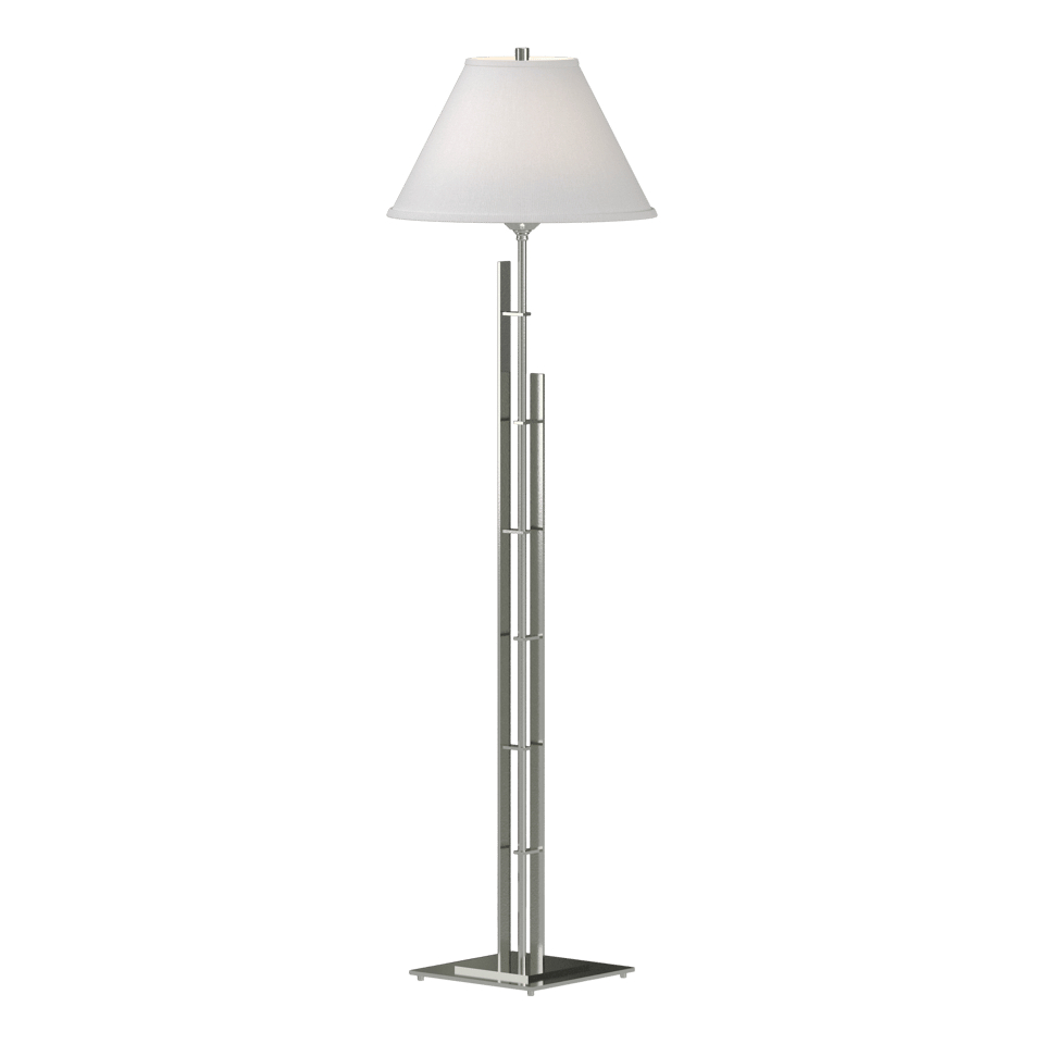 Metra Double Floor Lamp by Hubbardton Forge, 57.2" Height, Dimmable, Steel, Modern Design