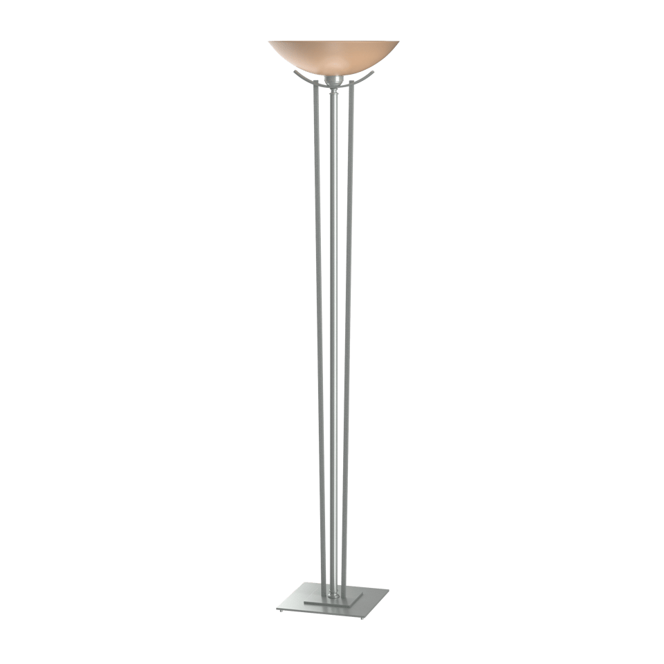 Hubbardton Forge Taper Torchiere Lamp - Elegant Steel & Glass Design, Dimmable Lighting, Multiple Finishes