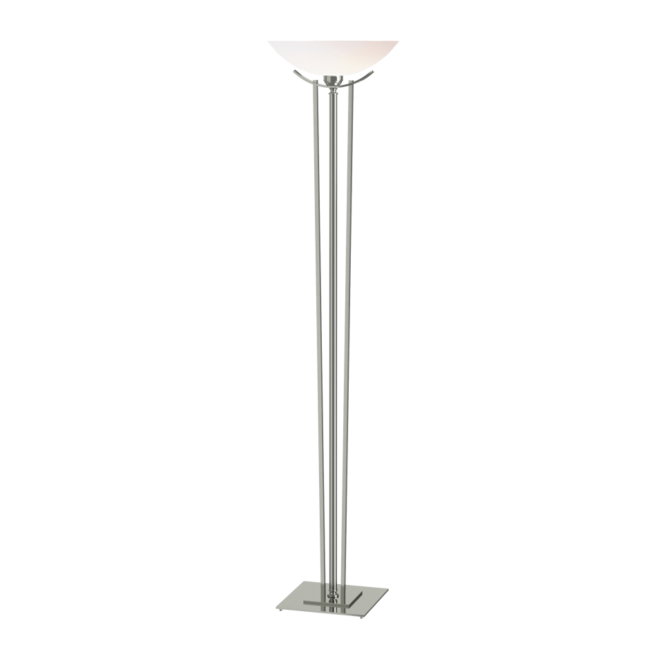 Hubbardton Forge Taper Torchiere Lamp - Elegant Steel & Glass Design, Dimmable Lighting, Multiple Finishes