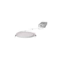 25W 8-Inch LED MultiFit Flat Round Recessed Downlight, 2000 Lumens, 5 CCT Options, 90+ CRI, ETL Listed