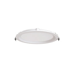 25W 8-Inch LED MultiFit Flat Round Recessed Downlight, 2000 Lumens, 5 CCT Options, 90+ CRI, ETL Listed