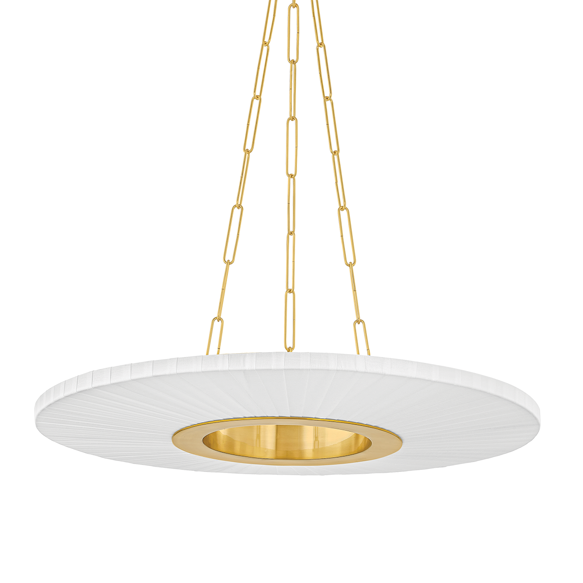 Prattsburgh Chandelier 2530-AGB by Hudson Valley Lighting - Dimmable Aged Brass Hanging Light