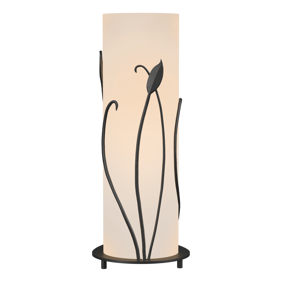 Forged Leaves Table Lamp by Hubbardton Forge, Hand-Forged Iron Design, Dimmable, 18" Height