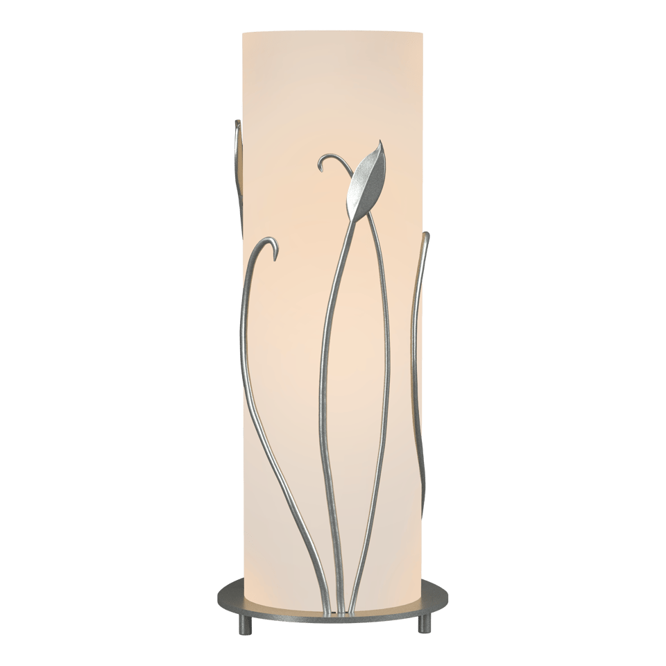 Forged Leaves Table Lamp by Hubbardton Forge, Hand-Forged Iron Design, Dimmable, 18" Height