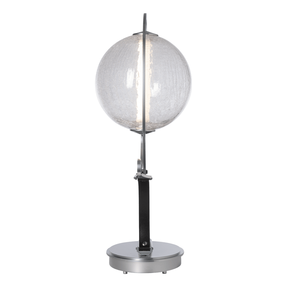 Hubbardton Forge Pression Table Lamp - Vintage-Inspired Design, Unique Glass Globe, Energy Efficient LED