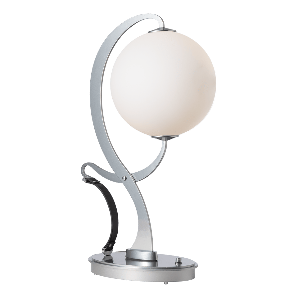 Hubbardton Forge Pression Table Lamp - Vintage-Inspired Design, Unique Glass Globe, Energy Efficient LED