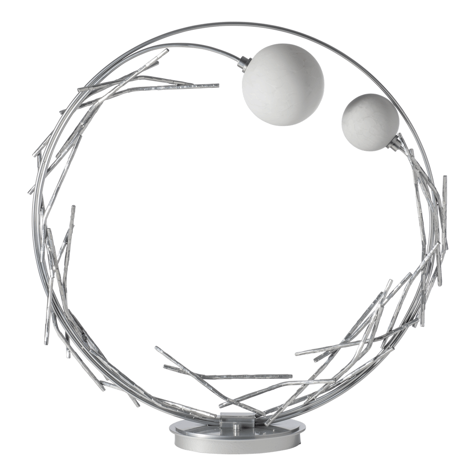 Brindille Ring Lamp by Hubbardton Forge, 36.6-Inch, Dimmable, Unique Handcrafted Design