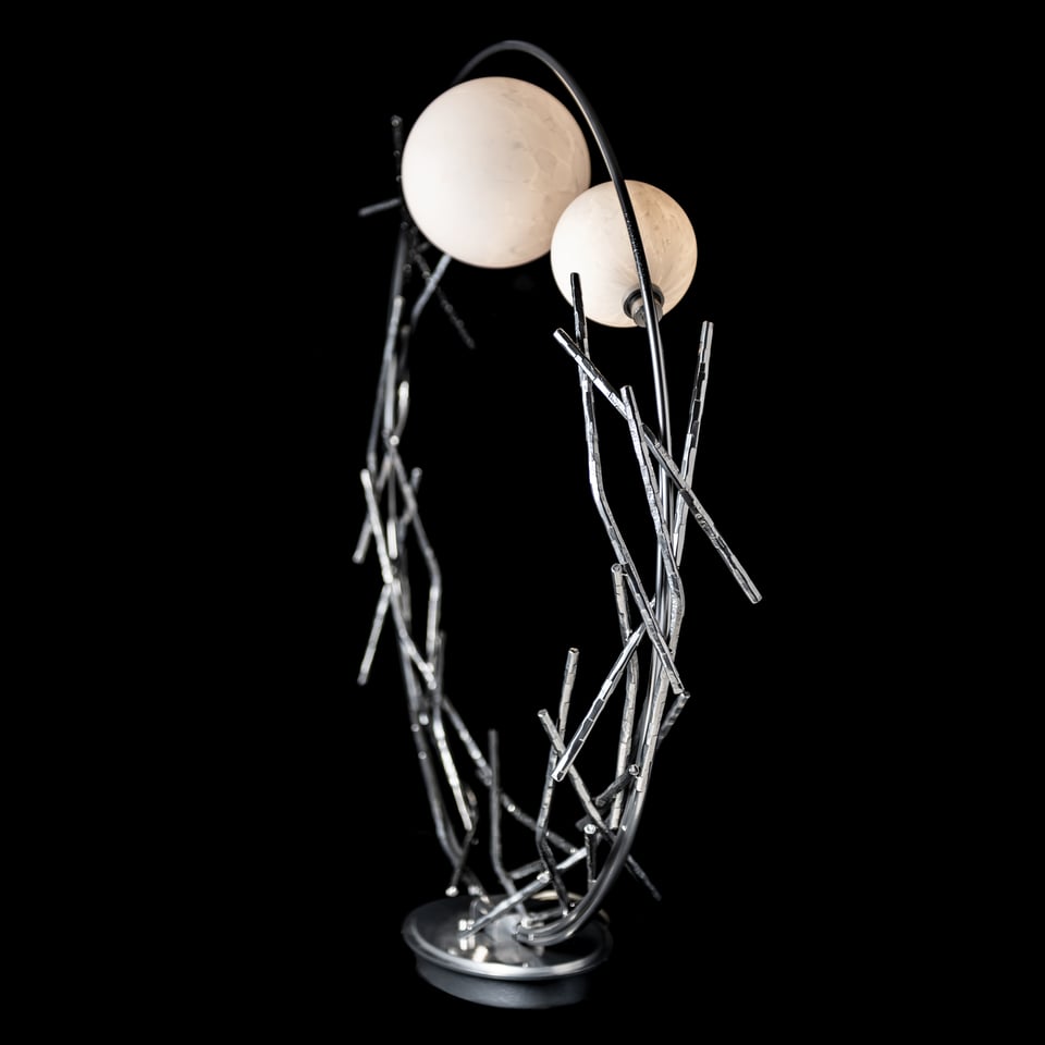 Brindille Ring Lamp by Hubbardton Forge, 36.6-Inch, Dimmable, Unique Handcrafted Design